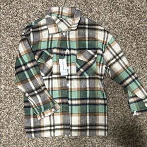 Plaid shacket